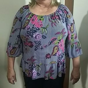 Unique Spectrum Knits Top